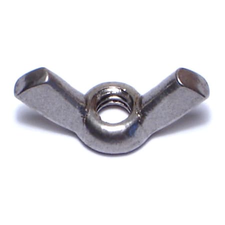 Midwest Fastener Wing Nut, #10-24, Stainless Steel, 10 PK 79003